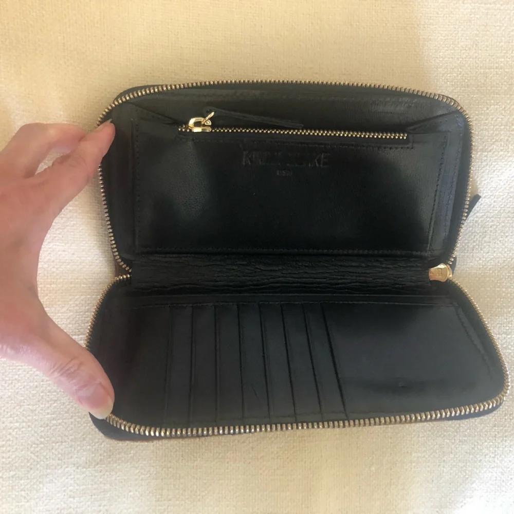 NWOT Faux Leopard Fur Wallet